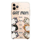 Personalized Cat Mom Paw Silicon Phonecase PNDT2303