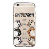 Personalized Cat Mom Paw Silicon Phonecase PNDT2303