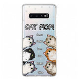 Personalized Cat Mom Paw Silicon Phonecase PNDT2303