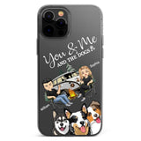 Personalized You & Me And The Dogs Couple Camping Dog Lovers Gift Silicon Phonecase PNHQ2403