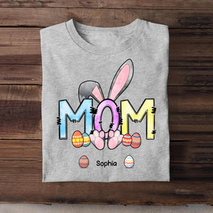 Personalized Mommy, Aunt, Grandmas Bunny Nickmane Tshirt Printed QTHQ2403