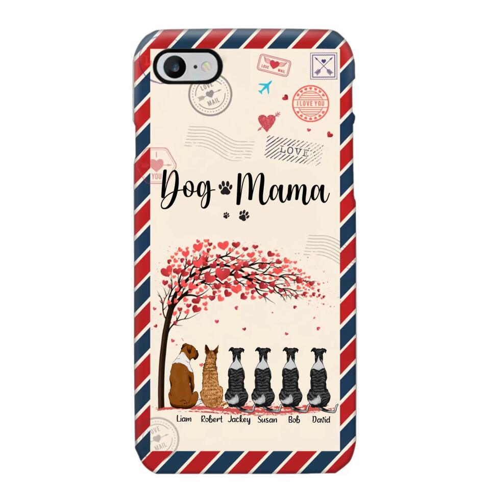 Personalized Home Is Where The Dogs Are Love Tree Dog Lovers Gift Phonecase Printed PNHQ2703