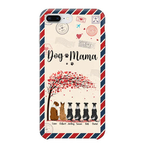 Personalized Home Is Where The Dogs Are Love Tree Dog Lovers Gift Phonecase Printed PNHQ2703