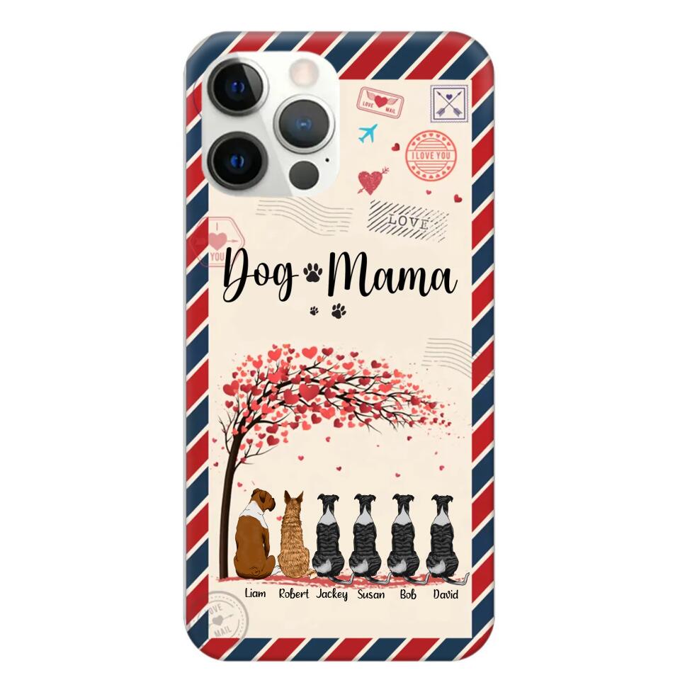 Personalized Home Is Where The Dogs Are Love Tree Dog Lovers Gift Phonecase Printed PNHQ2703