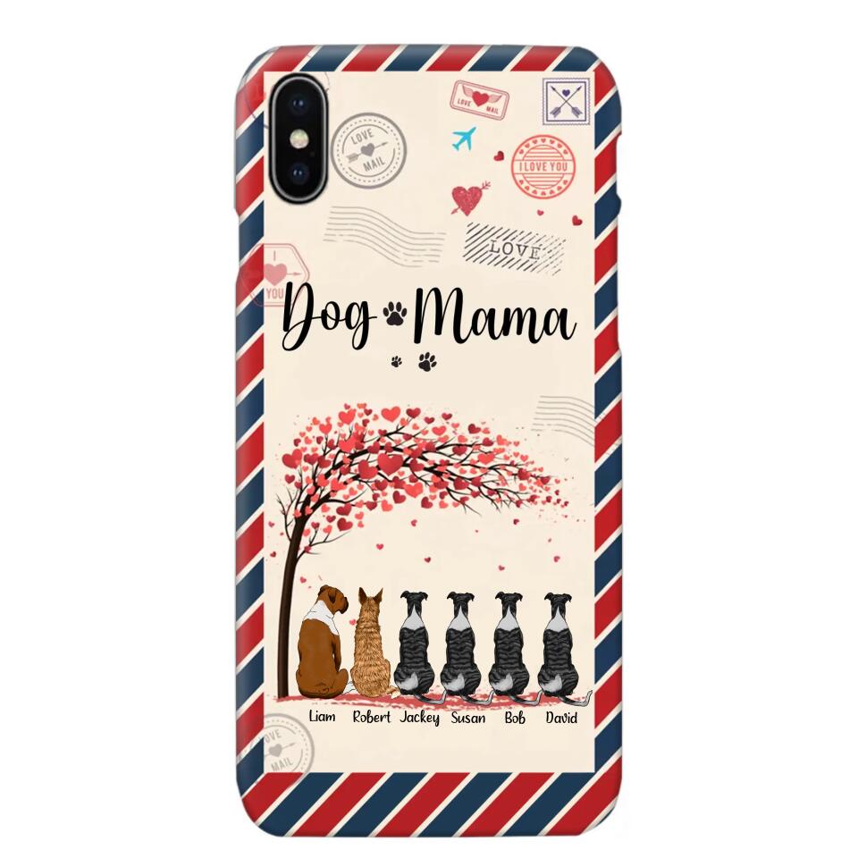 Personalized Home Is Where The Dogs Are Love Tree Dog Lovers Gift Phonecase Printed PNHQ2703