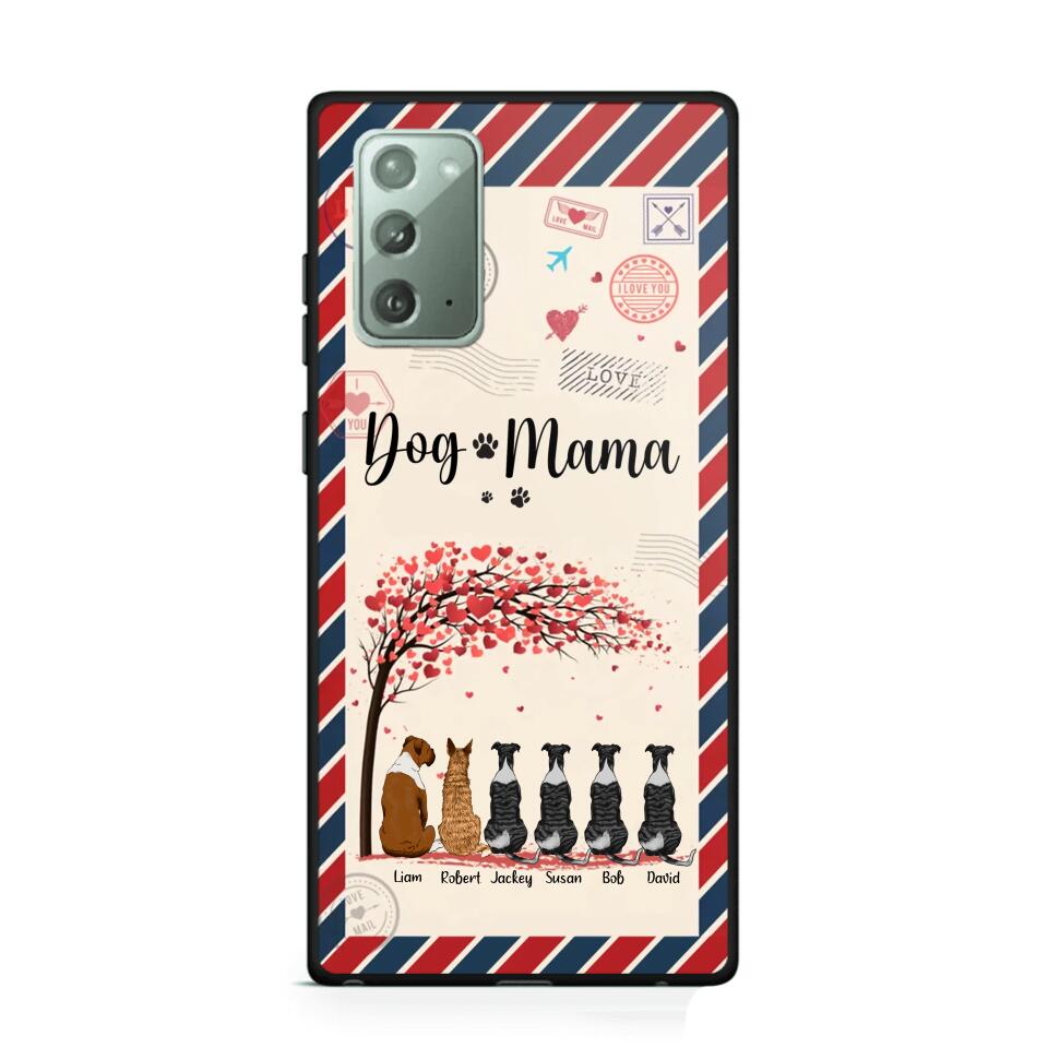 Personalized Home Is Where The Dogs Are Love Tree Dog Lovers Gift Phonecase Printed PNHQ2703