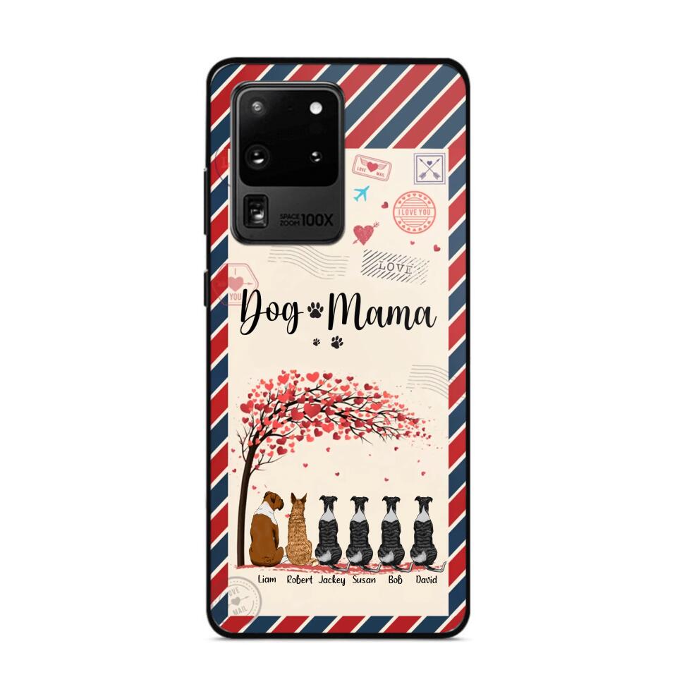 Personalized Home Is Where The Dogs Are Love Tree Dog Lovers Gift Phonecase Printed PNHQ2703