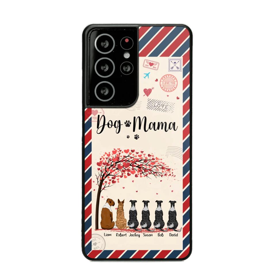 Personalized Home Is Where The Dogs Are Love Tree Dog Lovers Gift Phonecase Printed PNHQ2703