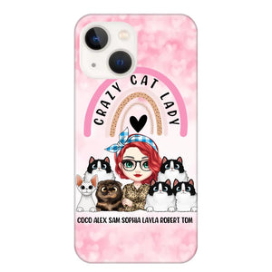 Personalized Life Is Better With Cats Crazy Cat Lady Phonecase Printed PNHQ2703