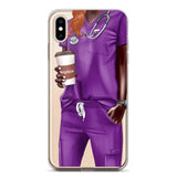 Personalized Nurse & Name Silicon Phonecase 23MAR-DT29