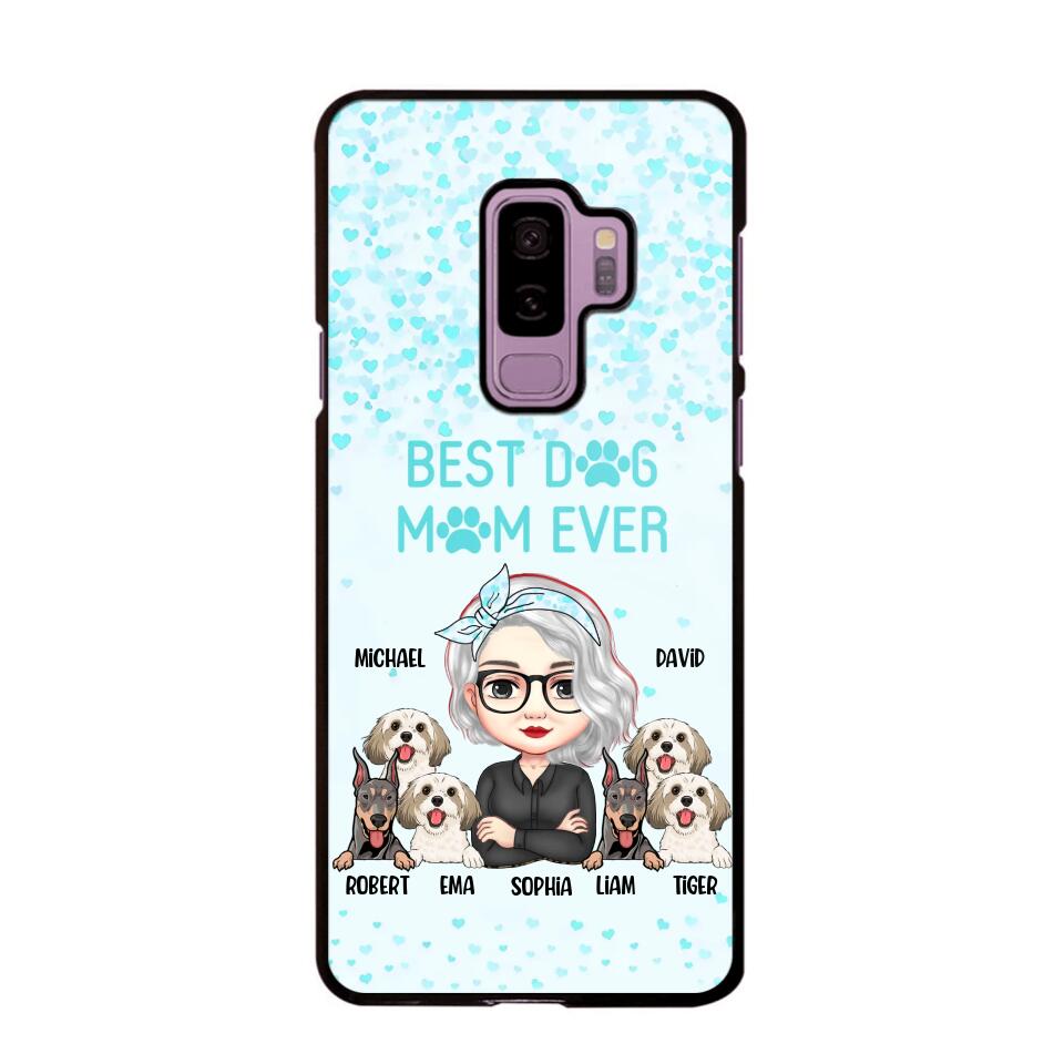 Personalized Crazy Dog Lady Best Dog Mom Ever Fur Mama Dog Lovers Phonecase Printed PNDT3103