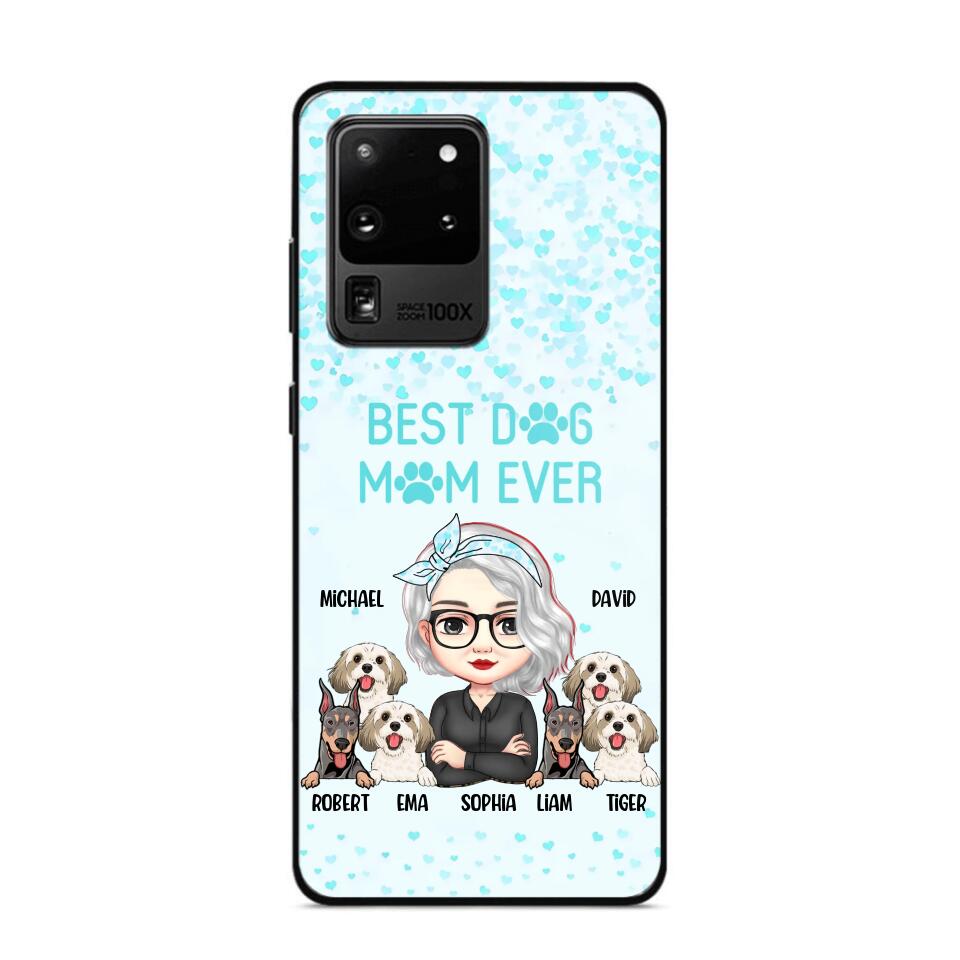 Personalized Crazy Dog Lady Best Dog Mom Ever Fur Mama Dog Lovers Phonecase Printed PNDT3103