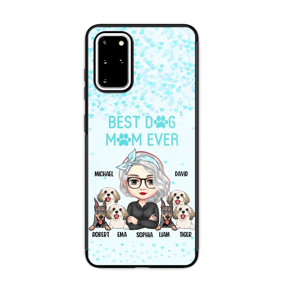 Personalized Crazy Dog Lady Best Dog Mom Ever Fur Mama Dog Lovers Phonecase Printed PNDT3103