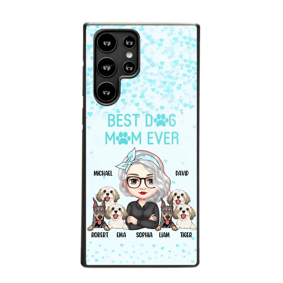 Personalized Crazy Dog Lady Best Dog Mom Ever Fur Mama Dog Lovers Phonecase Printed PNDT3103