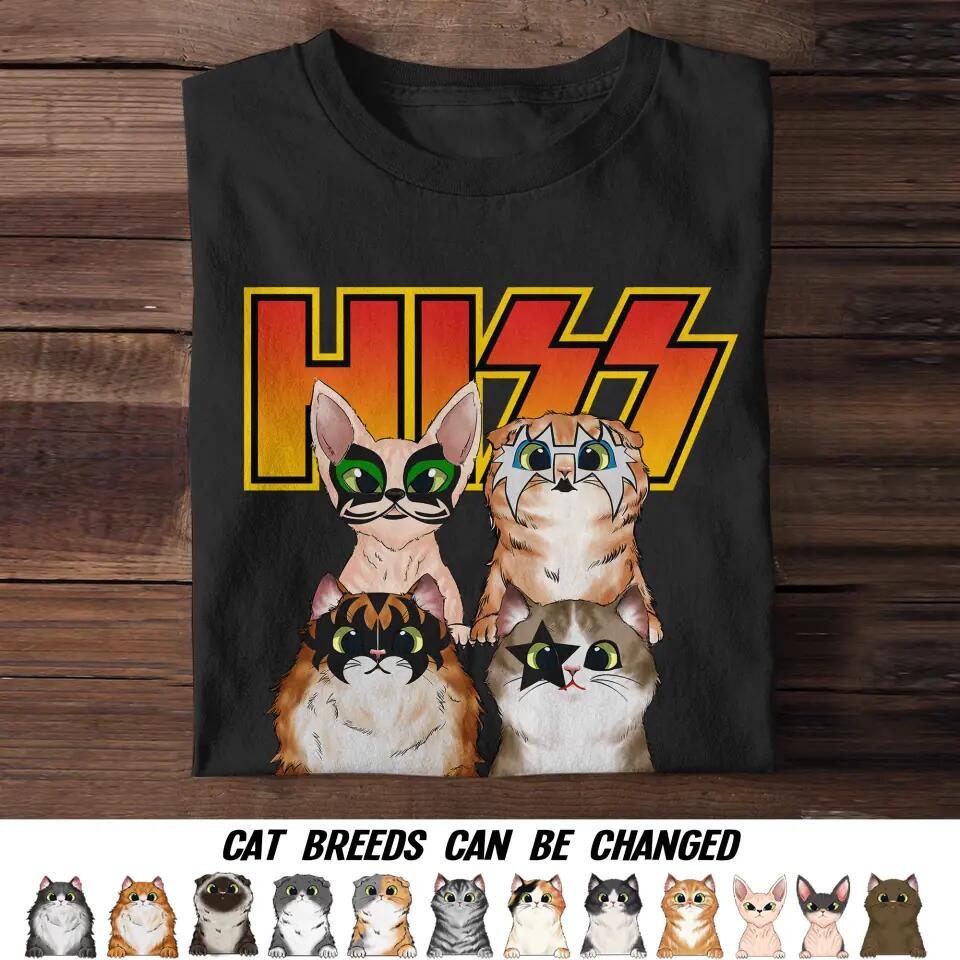 Personalized Hizz Cat Lovers Tshirt Printed QTDT3103