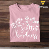 Personalized Scatter Kindness Pet Name Flowers Tshirt Printed QTBQT3103