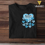 Personalized Grandma Sweethearts & Kid's Name Tshirt Printed 23APR-HQ01