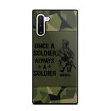 Personalized Sweden Soldier/Veteran Once A Soldier Always A Soldier Phonecase Printed 23APR-BQT04