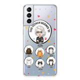 Personalized This Cat Mom Belongs To & Name Silicon Phonecase PNDT0604