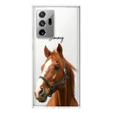 Personalized Upload Your Horse Photo Horse Lovers Silicon Phonecase