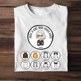 Personalized Cat Mom & Name Just A Girl Who Loves Cats T-shirt Printed PNHQ1404