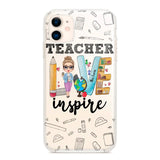 Personalized Teacher Love Inspire & Name Phonecase Printed PNBQT2404