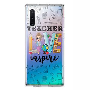 Personalized Teacher Love Inspire & Name Phonecase Printed PNBQT2404