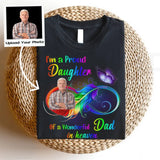 Personalized Upload Your Dad/Grandpa Photo Gift for Dad Happy Father's Day Tshirt 23APR-BQT27