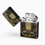 Personalized Italia Veteran/Soldier Rank Camo with Name Lighter Case Printed 23MAY-HQ04