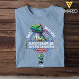 Personalized Don't Mess With Daddy Grandpa Papa Saurus You'll Get Jurasskicked Kid Name T-shirt Printed 23MAY-PTN16