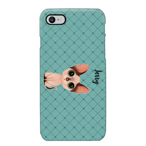 Personalized Cats with Name  Cat Lovers Gift Phonecase Printed PNBQT1605