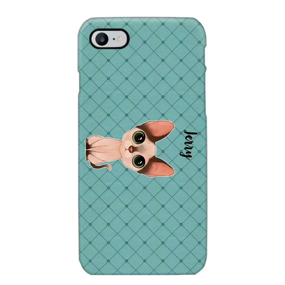 Personalized Cats with Name  Cat Lovers Gift Phonecase Printed PNBQT1605