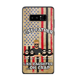 Personalized Like Father Like Daughter Oh Crap Gift for Dad for Daughters Phonecase Printed NMTDT1805