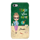 Personalized Doll Teacher Chibi Teach Love Inspire Phonecase Teacher Gifts