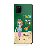 Personalized Doll Teacher Chibi Teach Love Inspire Phonecase Teacher Gifts