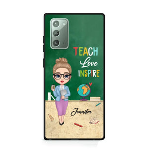 Personalized Doll Teacher Chibi Teach Love Inspire Phonecase Teacher Gifts