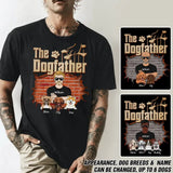 Personalized The Dogfather Dog Dad Lovers Gift T-Shirt Printed PNDT2505