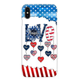 Personalized Grandma Love Kid Independence Day Family Gifts Phonecase Printed TNDT2705