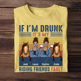 If I'm Drunk It's My Riding Friend Fault Personalized Tshirt Gift For Horse Lover THHQ3105