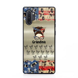 Personalized Grandma With Kids Flag Leopard Phone Case  Printed QTPN0606