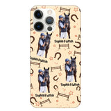 Personalized Upload Your Horse Riding Photo & Name Phonecase Printed MTHPN0706