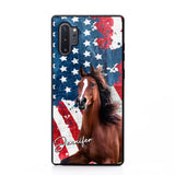 Personalized Upload Your Horse Photo & Name Phonecase Printed MTHPN0706