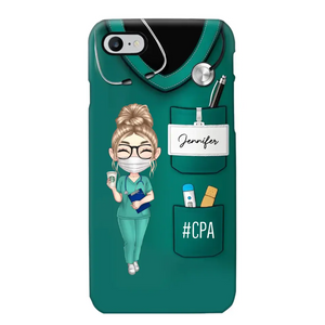 Personalized Nurse with Name Gift For Nurses Phonecase Printed 23MAY-DT15