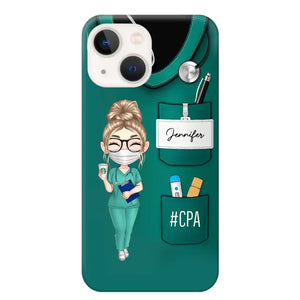 Personalized Nurse with Name Gift For Nurses Phonecase Printed 23MAY-DT15