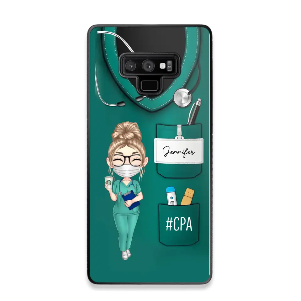 Personalized Nurse with Name Gift For Nurses Phonecase Printed 23MAY-DT15