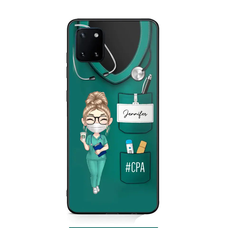 Personalized Nurse with Name Gift For Nurses Phonecase Printed 23MAY-DT15