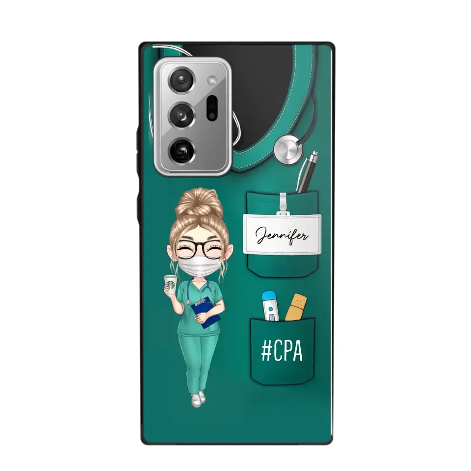 Personalized Nurse with Name Gift For Nurses Phonecase Printed 23MAY-DT15