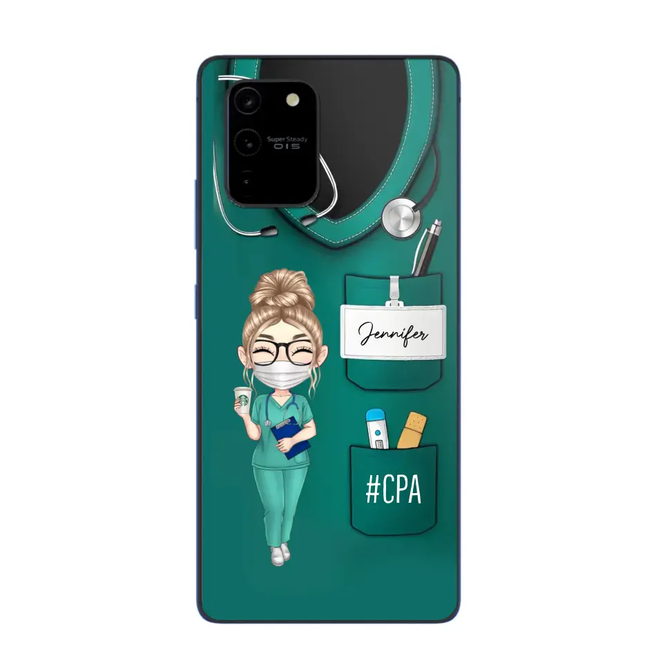 Personalized Nurse with Name Gift For Nurses Phonecase Printed 23MAY-DT15