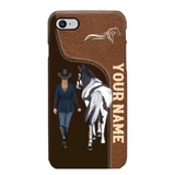 Personalized Horse Girl Horse Lovers Gift Phonecase Teacher Gifts Printed MTHTB1006