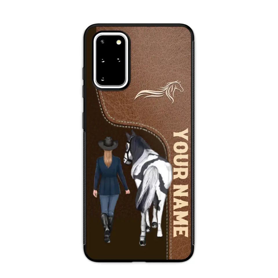 Personalized Horse Girl Horse Lovers Gift Phonecase Teacher Gifts Printed MTHTB1006